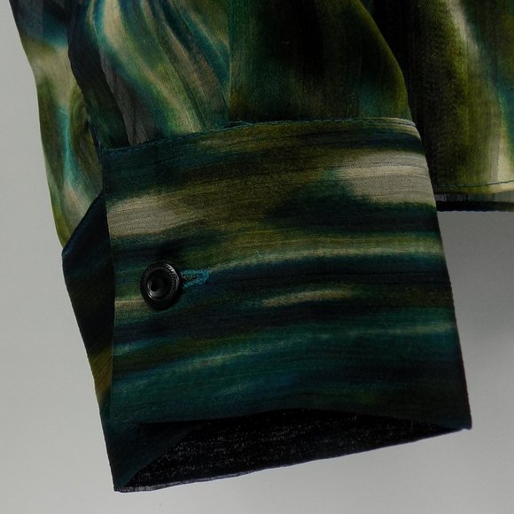 Jones New York Petite Collection Ruffle Front Blouse Size 12P READ DESCRIPTION - Picture 4 of 10